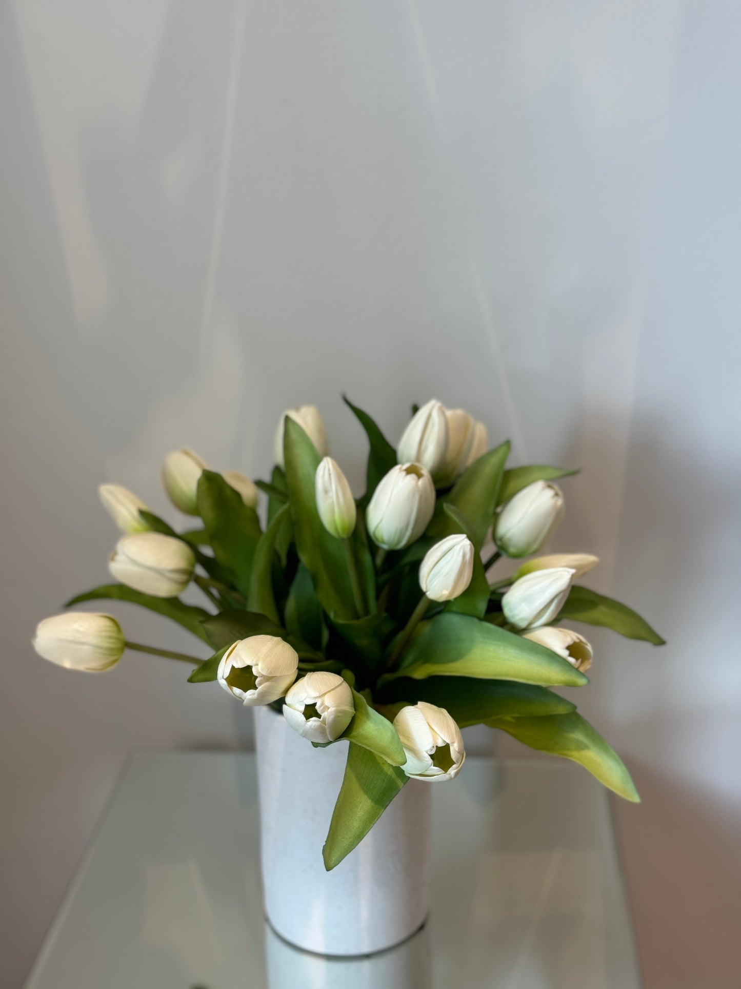 White Tulip Bunch - Customized