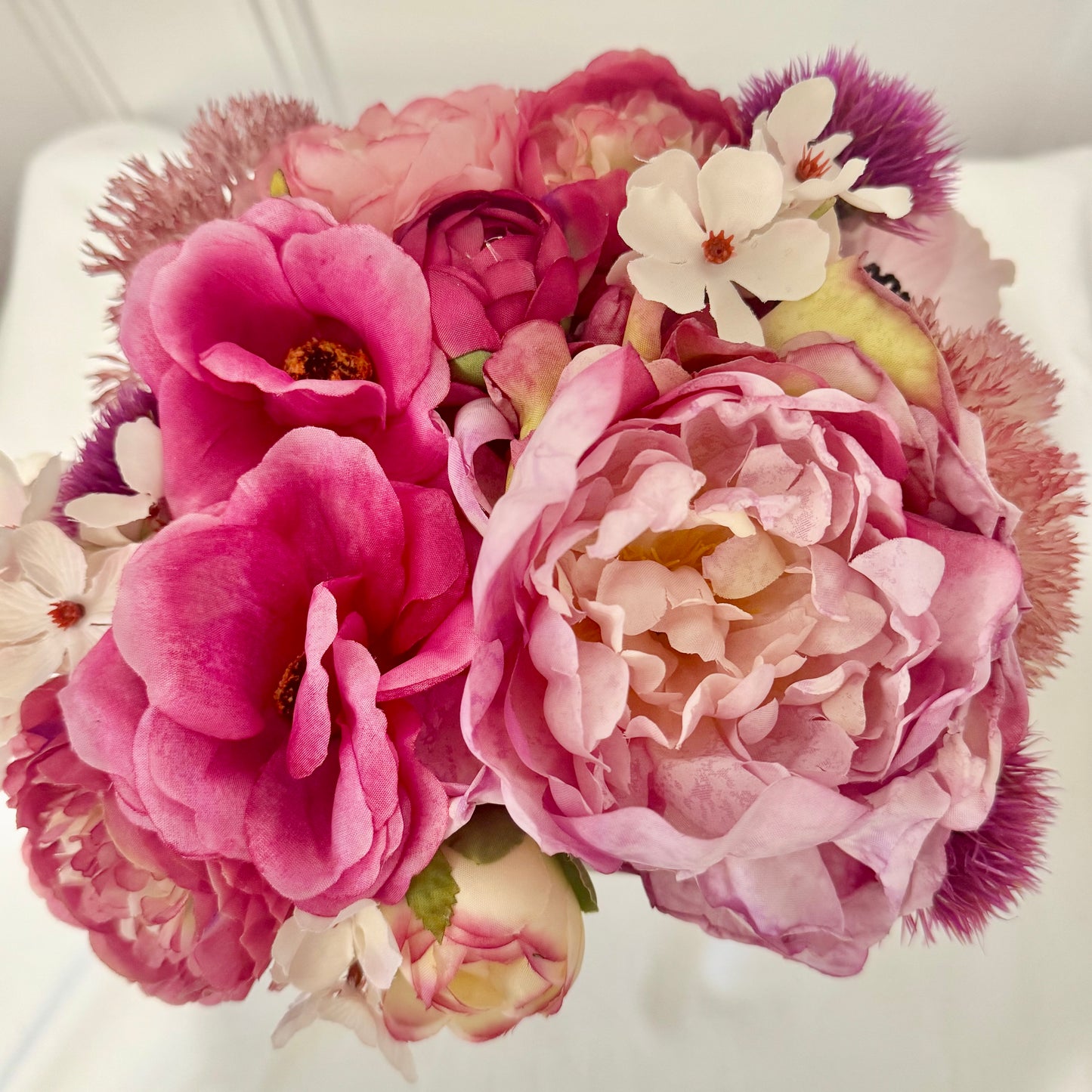 Berry Peony and Ranunculus Arrangement