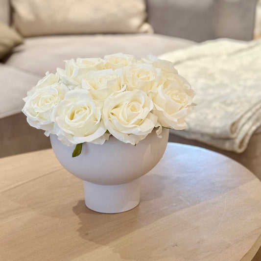 Ivory Rose Bowl