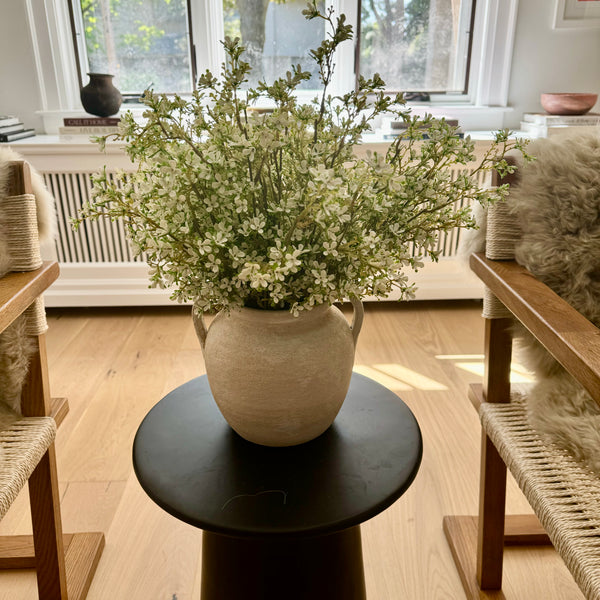 Wild white faux flowers