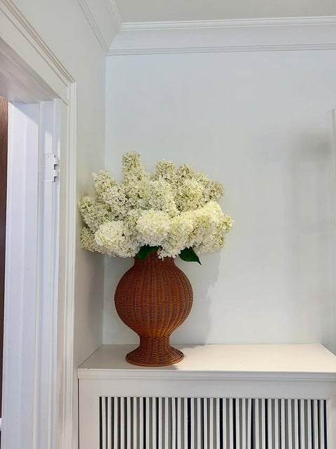 A finished Flora piece in a client home